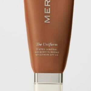 Merit The Uniform Tinted Mineral Sunscreen Shade 08 45 SPF $38MSRP